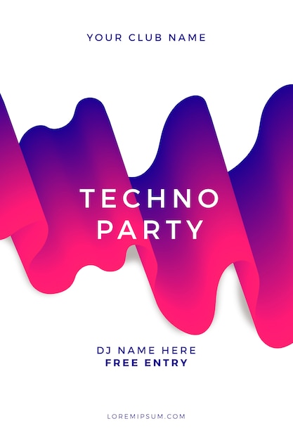 Abstract Party Poster 