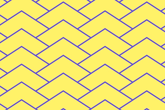 Abstract pattern background, yellow zigzag creative design vector