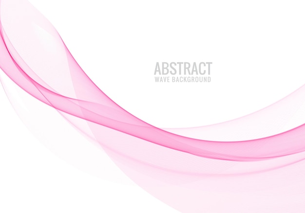 Abstract pink flowing wave background