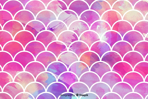 Abstract pink watercolor mosaic background