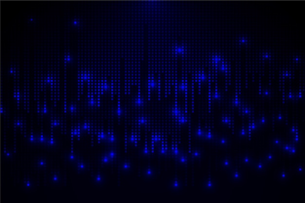 Free Vector abstract pixel rain background