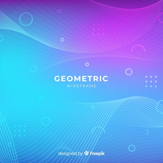 Abstract polygonal background