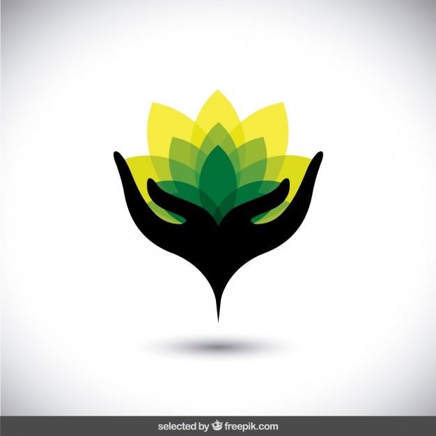 Abstract protect the environment logo