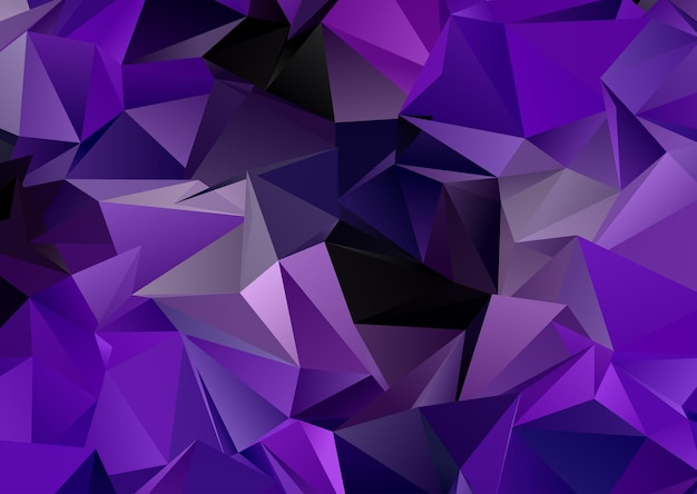 Free Vector abstract purple low poly design