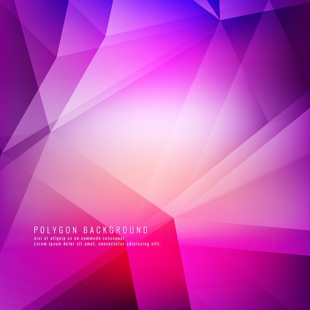 Abstract purple polygonal background