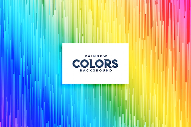 Free Vector abstract rainbow colors vertical lines background