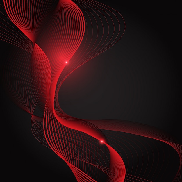 Free Vector abstract red background