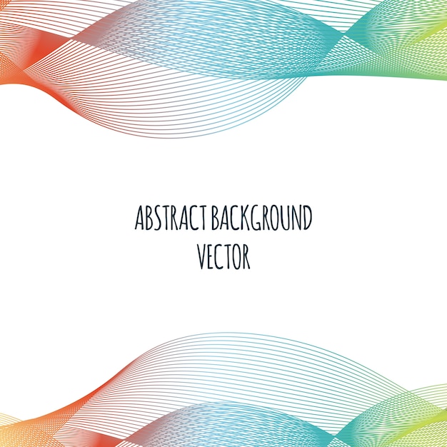 Abstract ribbon background