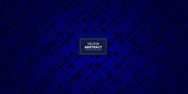 Abstract Royal Blue Colour 3D Simple Pattern Multipurpose Background Banner