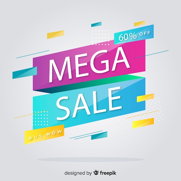 Abstract sales promotion background