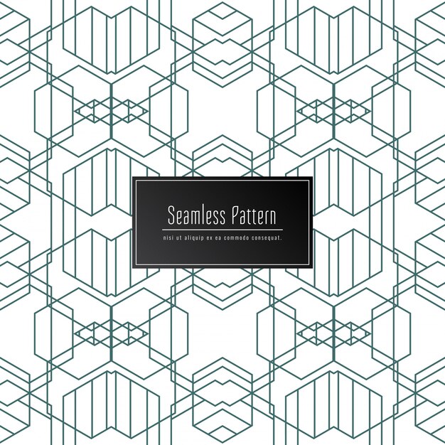 Abstract seamless geometric pattern design background