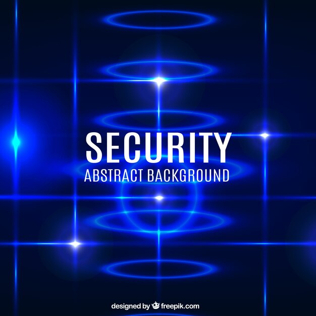 Abstract security background in blue tones