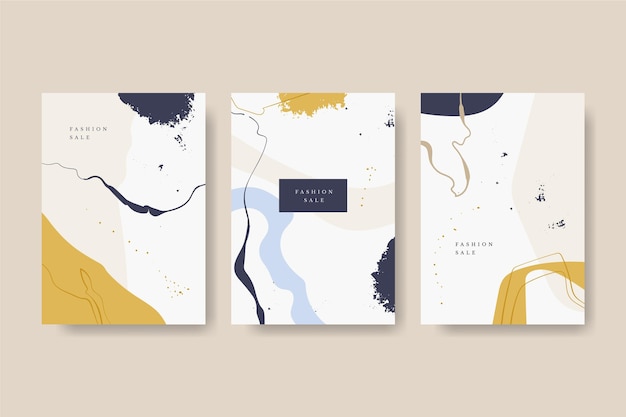 Abstract shapes cover collection