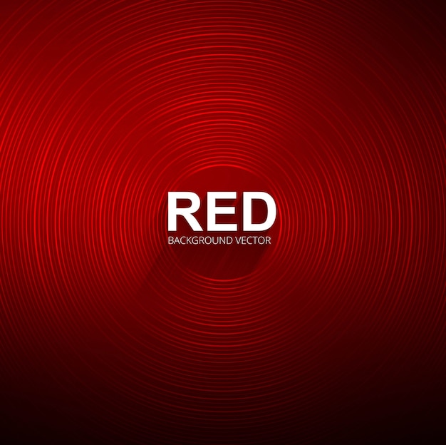 Abstract shiny circular red background