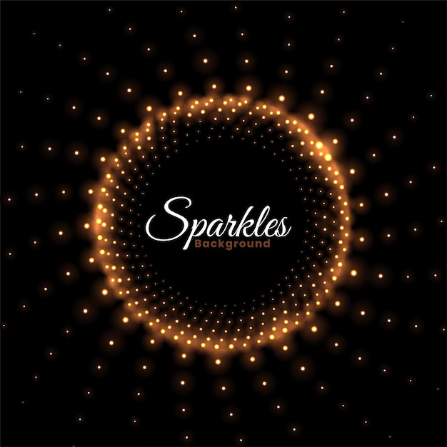 Free Vector abstract sparkles shiny frame background