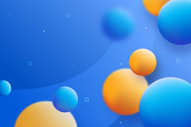 Abstract spheres background