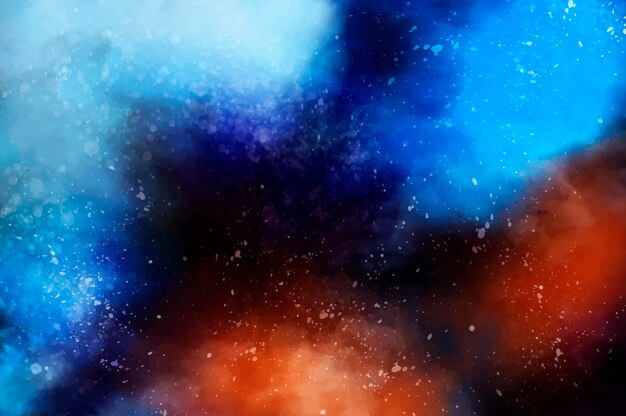 Abstract splashed watercolor textured background