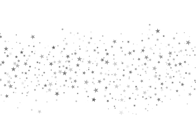 Free Vector abstract starry background on white