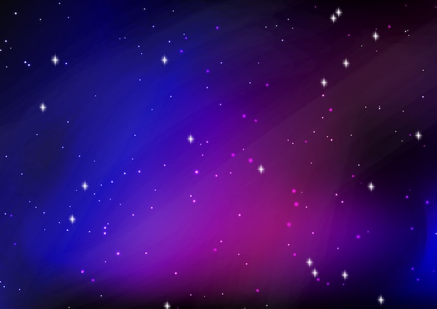 Abstract starry night sky background