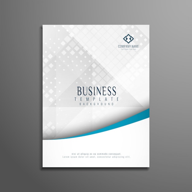 Abstract stylish business brochure template