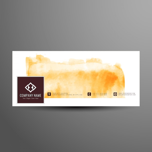 Free Vector abstract stylish facebook timeline banner template