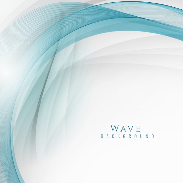 Abstract stylish modern wave background