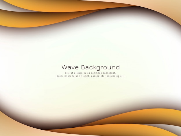 Free vector abstract stylish wave background