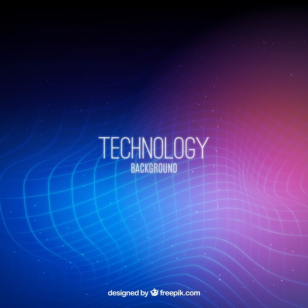 Abstract technological background of colors