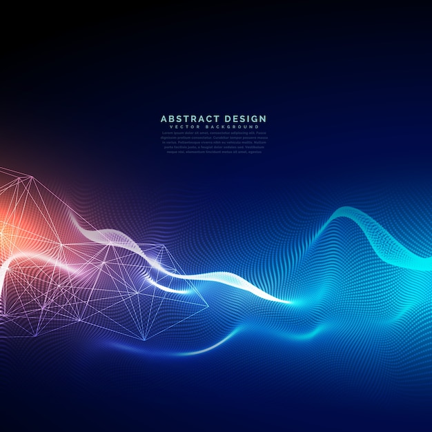 Abstract technology background with light effect