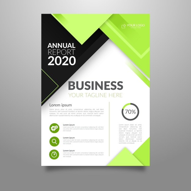 Abstract template business poster