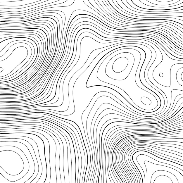 Free vector abstract topographic background