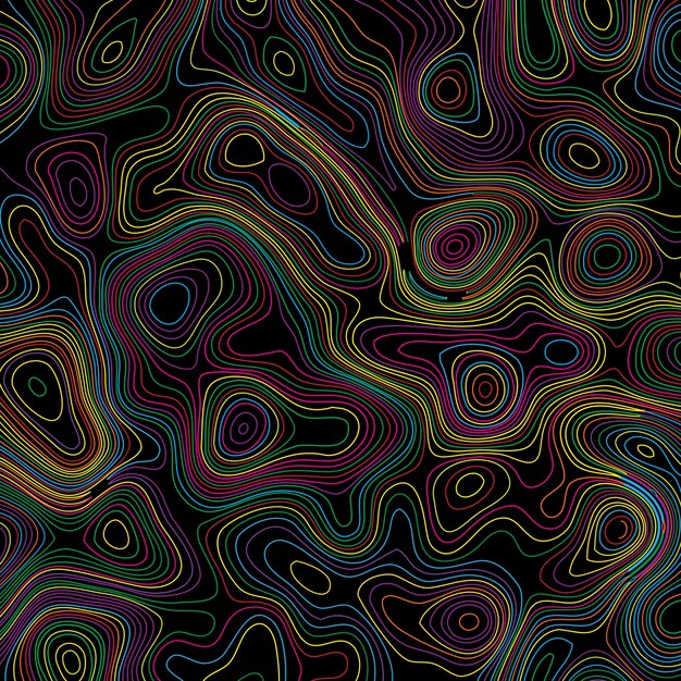 Abstract topographic style background 