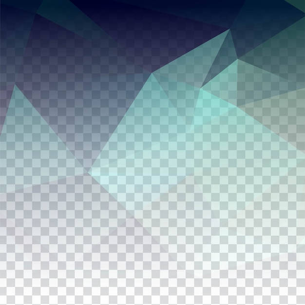 Abstract transparent polygonal background