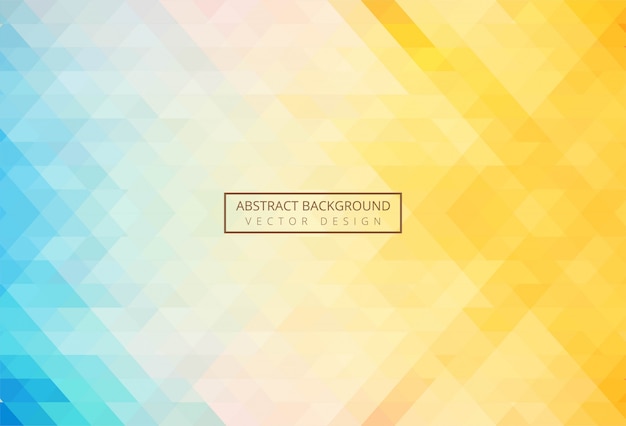 Abstract triangle pattern colorful background