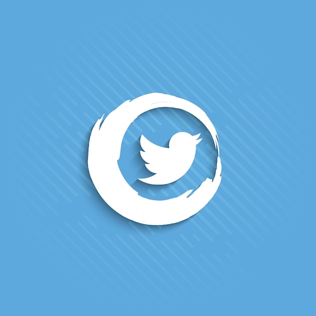 Abstract twitter icon