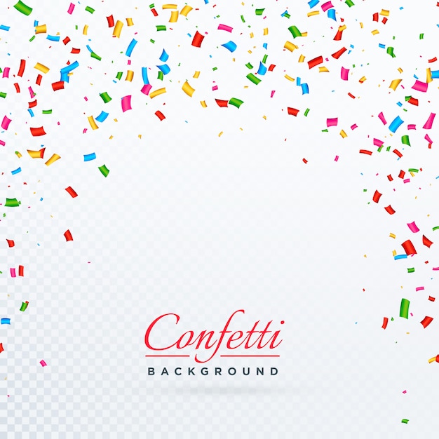 abstract vector confetti background design