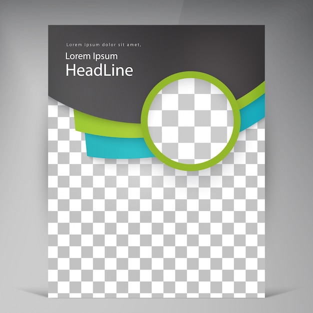 Abstract vector modern flyers brochure.