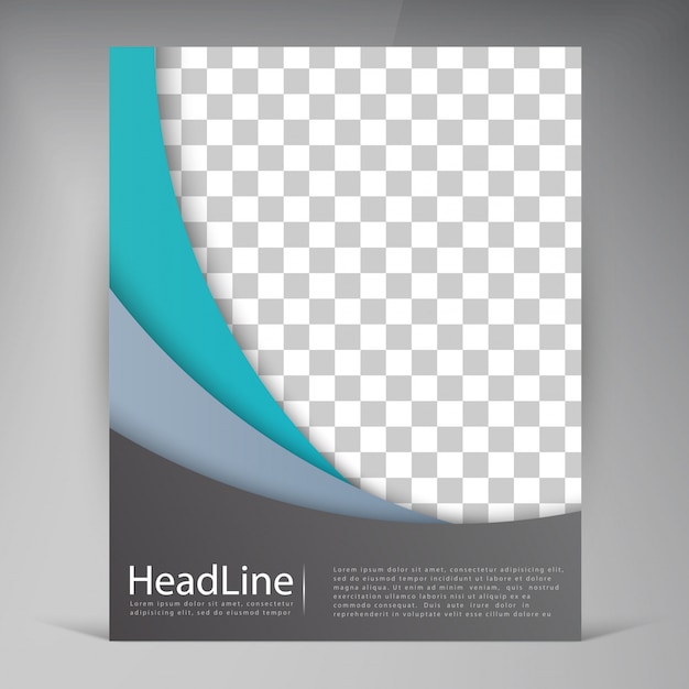 Abstract vector modern flyers brochure.