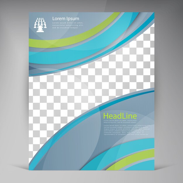 Abstract vector modern flyers brochure.