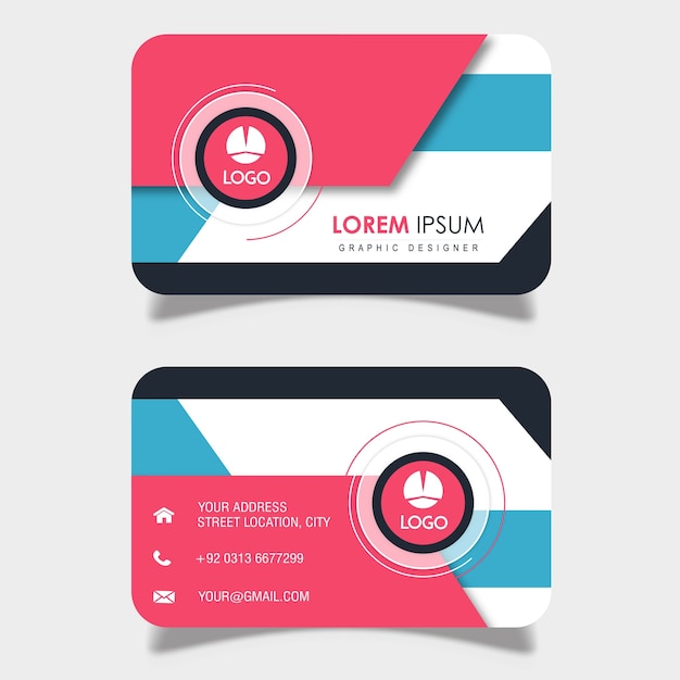 Abstract Visiting Card Designs