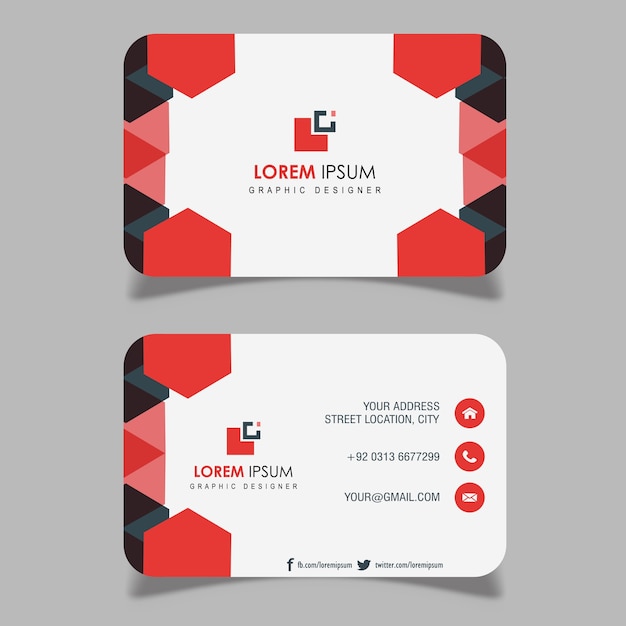 Abstract Visiting Card