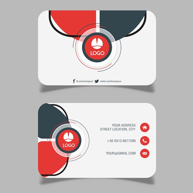 Abstract Visiting Card