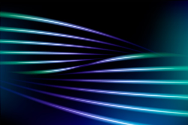 Abstract wallpaper with neon lights