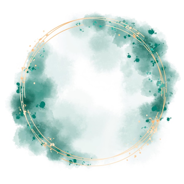 Free Vector abstract watercolor frame