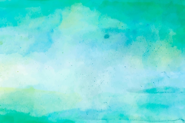 Abstract watercolor green background