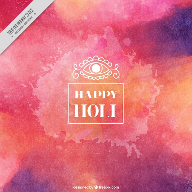 Abstract watercolor holi background