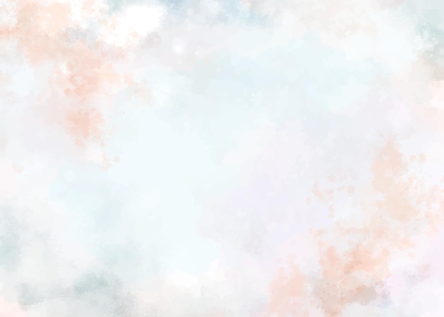 Free vector abstract watercolor pastel background