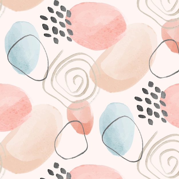 Abstract watercolor pattern