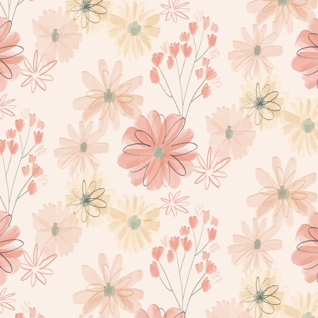 Abstract watercolor pattern