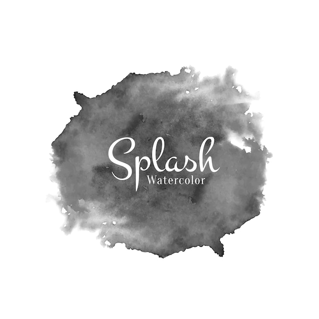 Abstract watercolor splash design background